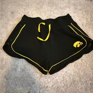 Stadium Athletics Black and Yellow Women's Shorts
